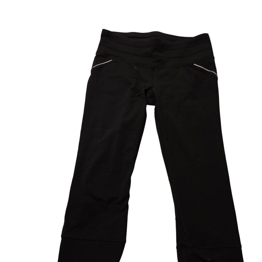 ATHLETA Size S Womens Back Pocket Stretch Pull On Athletic Cropped Leggings